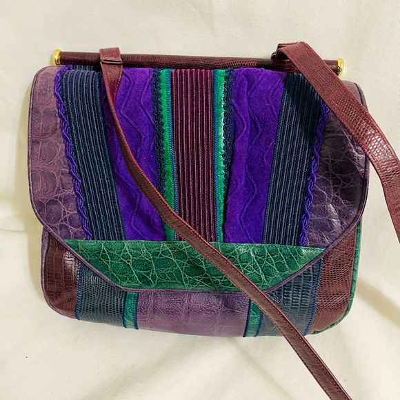 Sharif Vintage Leather Statement Shoulder Bag AMAZING